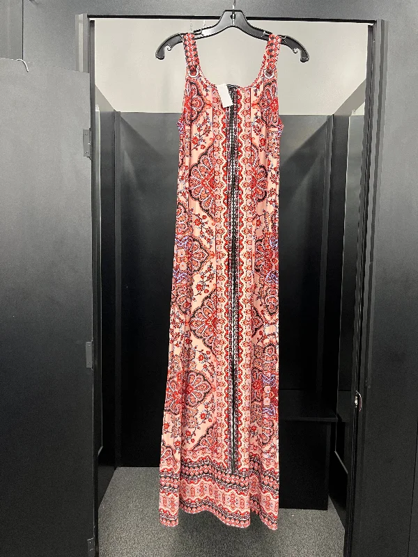 Red Dress Casual Maxi New Directions, Size S