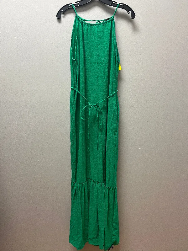 Dress Casual Maxi By Banana Republic In Green, Size: S