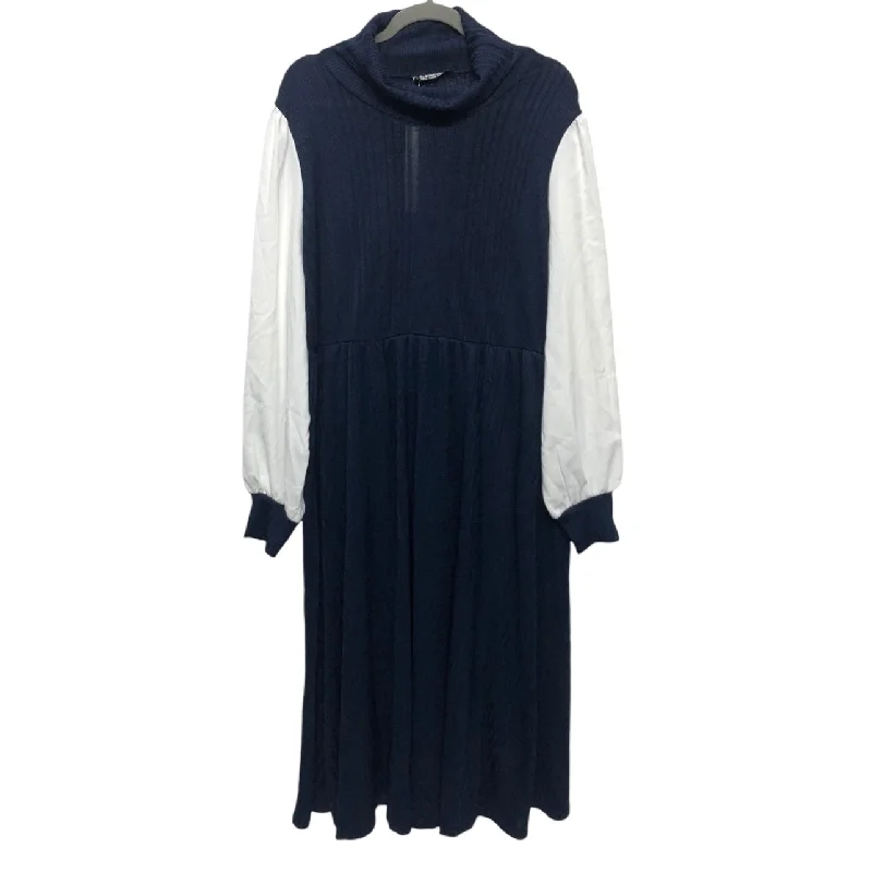 Dress Casual Maxi By Clothes Mentor In Blue, Size: 20