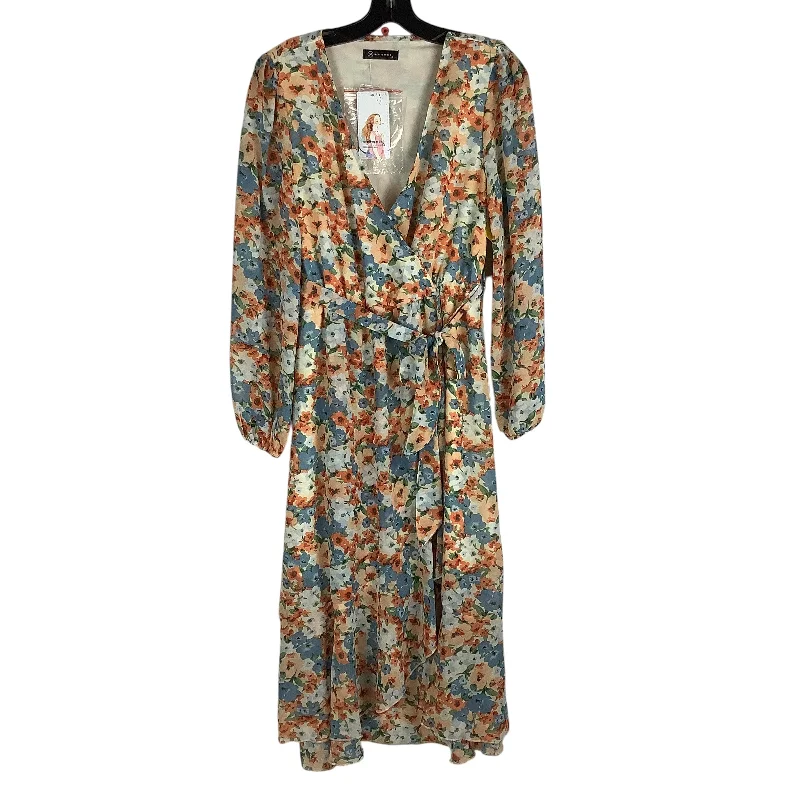 Dress Casual Maxi By Clothes Mentor In Floral Print, Size: S