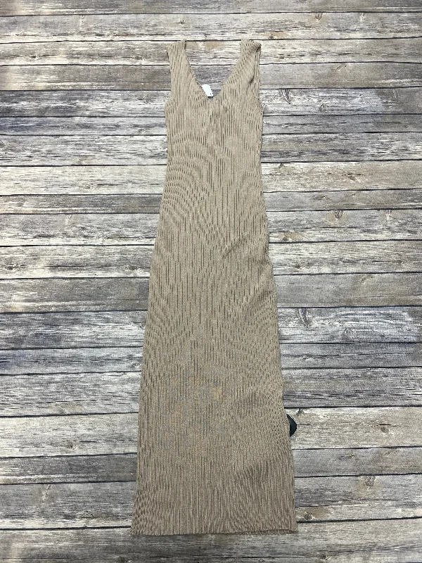 Dress Casual Maxi By Forever 21 In Tan, Size: S