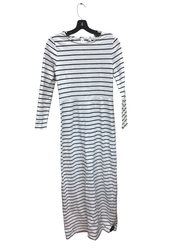 Dress Casual Maxi By J. Crew In Black & White, Size: S