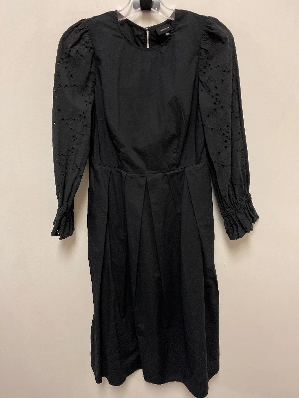 Dress Casual Maxi By Who What Wear In Black, Size: Xs