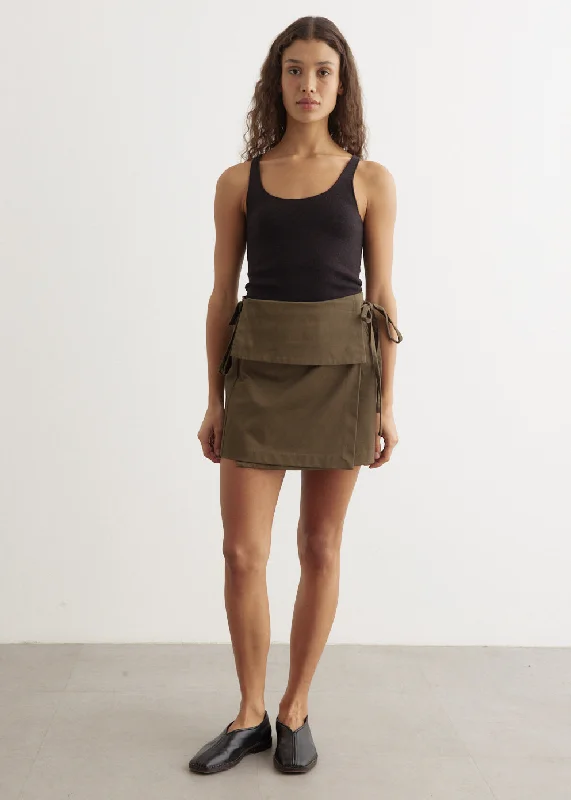 Euphoria Wrap Mini Skirt