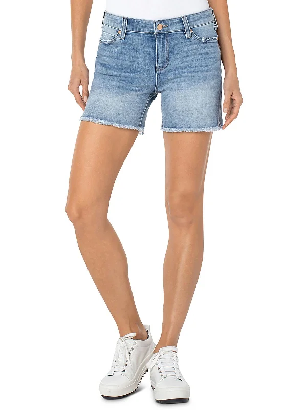 Womens High Rise Short Cutoff Shorts