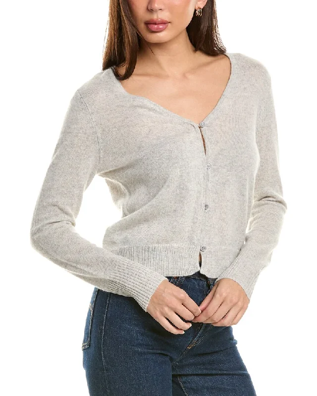 philosophy V-Neck Cropped Cashmere Cardigan